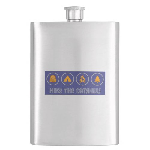 Hike The Catskills New York Flask