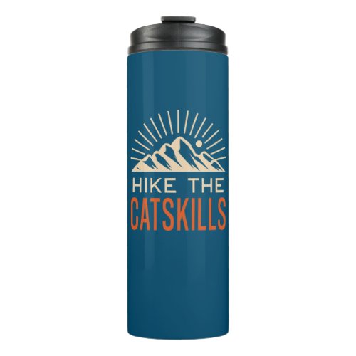 Hike The Catskills New York Sunburst Thermal Tumbler