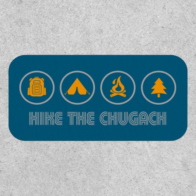 Hike The Chugach Mountains Alaska Patch (Front)