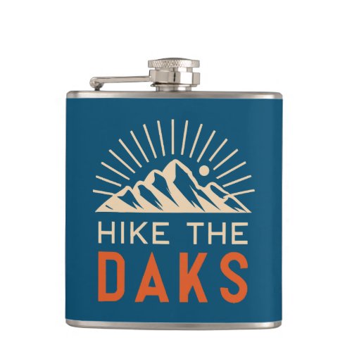 Hike The Daks Sunburst Flask