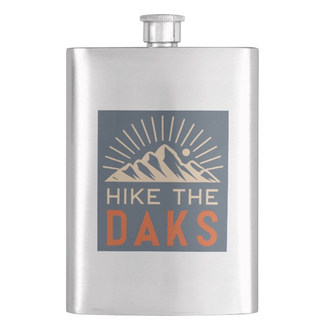 Hike The Daks Sunburst Flask (Front)