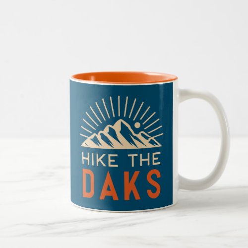 Hike The Daks Sunburst Two_Tone Coffee Mug