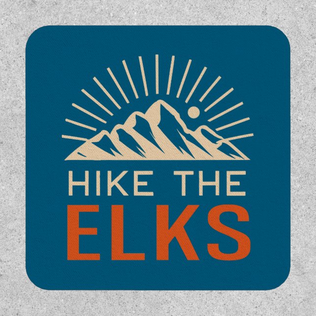 Hike The Elk Mountains Sunburst Patch (Front)
