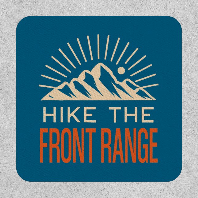 Hike The Front Range Sunburst Patch (Front)
