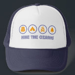 Hike The Ozarks Trucker Hat<br><div class="desc">Rugged beauty, stunning vistas, secluded cabins, sparkling rivers and waterfalls, fish-filled lakes, hiking and biking trails, and awe-inspiring caverns. The Ozarks of Arkansas, Oklahoma, and Missouri have it all!</div>