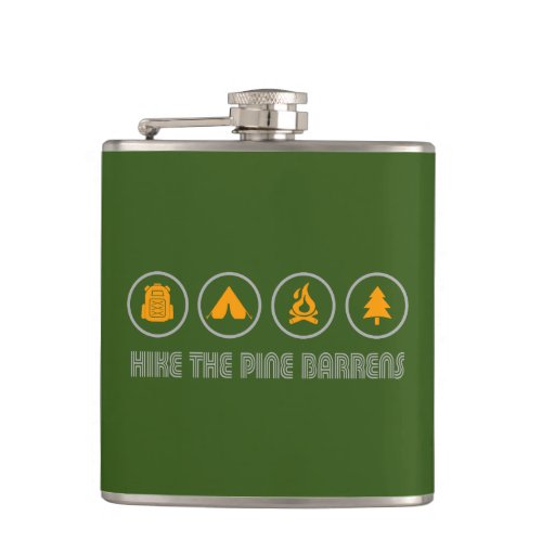 Hike The Pine Barrens New Jersey Flask