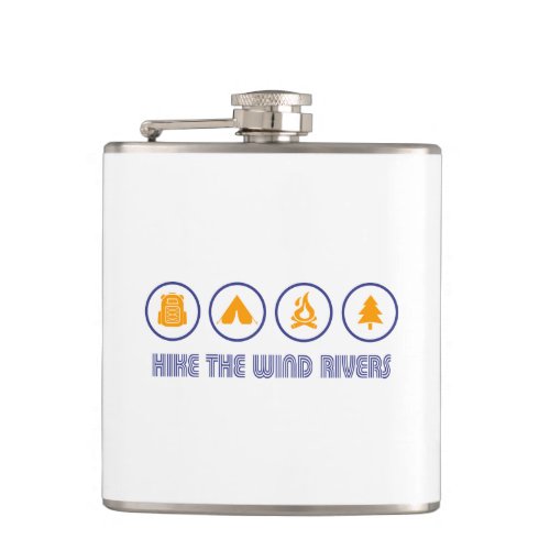 Hike The Wind River Mountain Range Flask