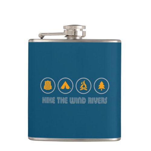 Hike The Wind River Mountain Range Flask