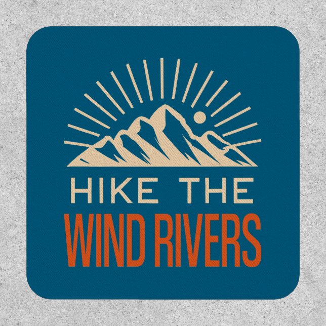 Hike The Wind Rivers Sunburst Patch (Front)