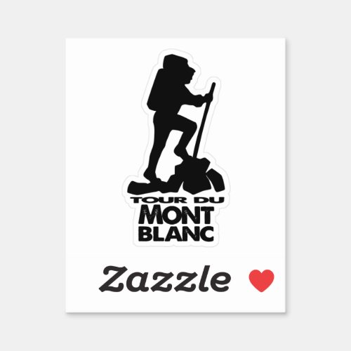 Hike Tour du Mont Blanc Sticker