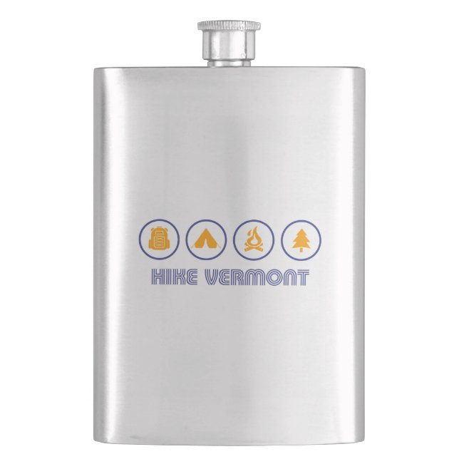 Hike Vermont Flask (Front)