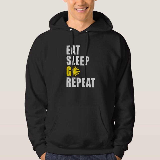 HIKE WALK CAMINO DE SANTIAGO DE COMPOSTELA JAMES W HOODIE (Front)