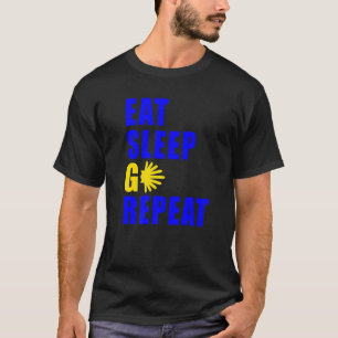HIKE WALK CAMINO DE SANTIAGO DE COMPOSTELA JAMES W T-Shirt