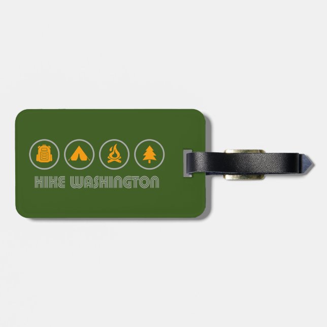 Hike Washington Luggage Tag (Back Horizontal)