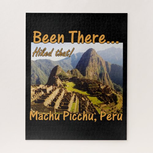 Hiked the Inca Trail - Machu Picchu Jigsaw Puzzle