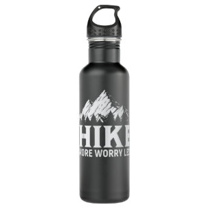 Hiker Funny Quote Hike Lover Humor Hiking Sayings Stainless Steel Water Bottle