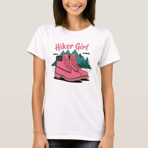 Hiker girl T_Shirt