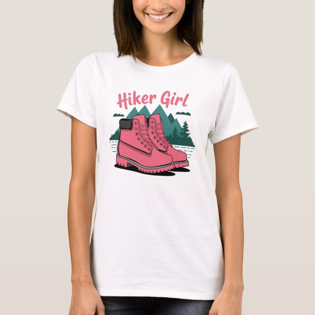 Hiker girl T-Shirt (Front)
