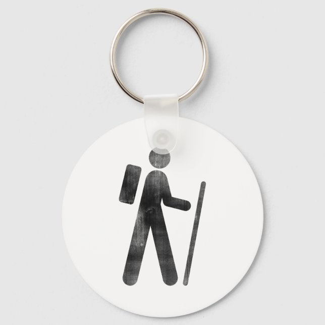 Hiker Keychain (Front)
