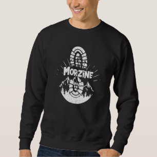 Hiker Morzine France Hiking Vacation Ski Sweatshirt