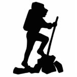 Hiker Silhouette Statuette<br><div class="desc">Hiker Silhouette</div>