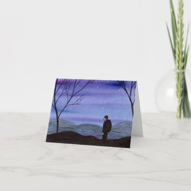 Hiker Thank You Card (Front)
