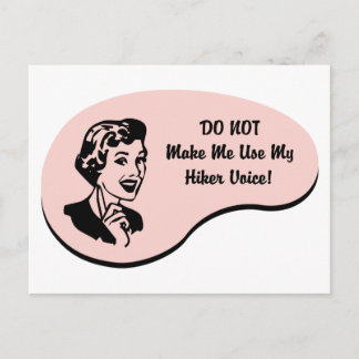 Hiker Voice Postcard