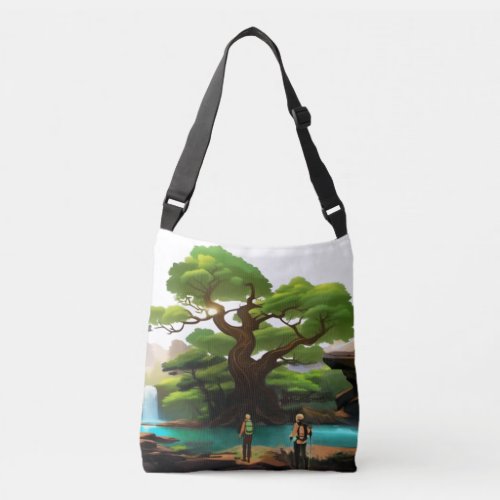 Hikers at the Tree of Life Tote