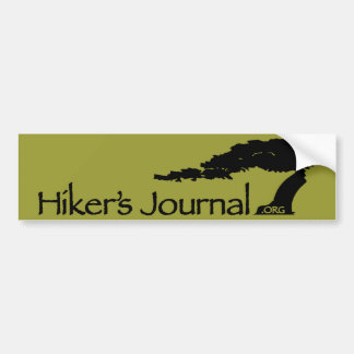 Hiker's Journal Bumper Sticker