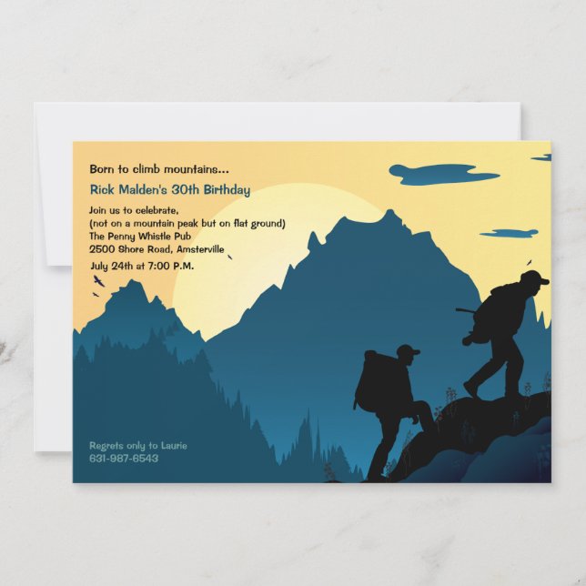 Hiker's Morning Invitation (Front)
