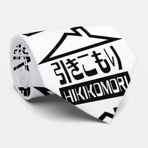 Hikikomori 引きこもり Japanese Recluse Neck Tie