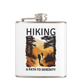 Hiking: A Path To Serenity Flask