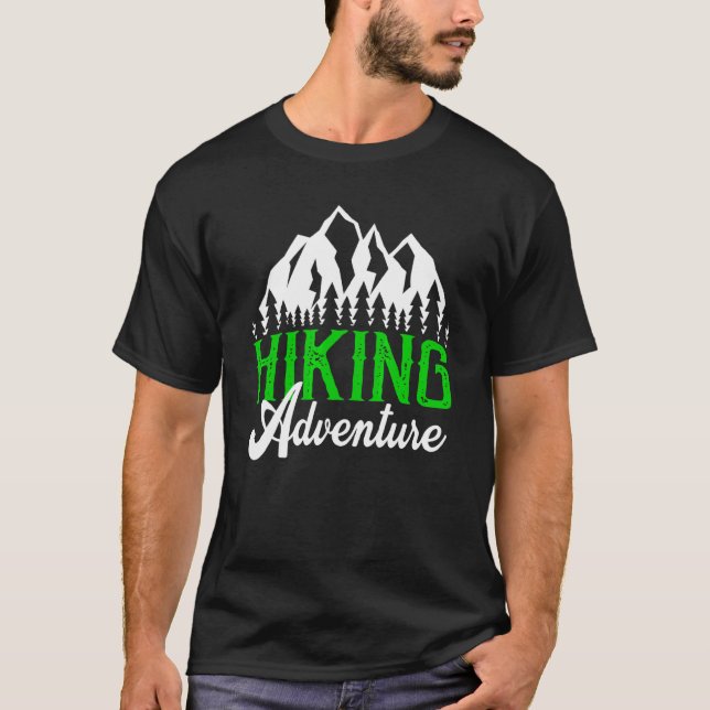 Hiking Adventure For Men And Women Mountain Advent T-Shirt (Front)