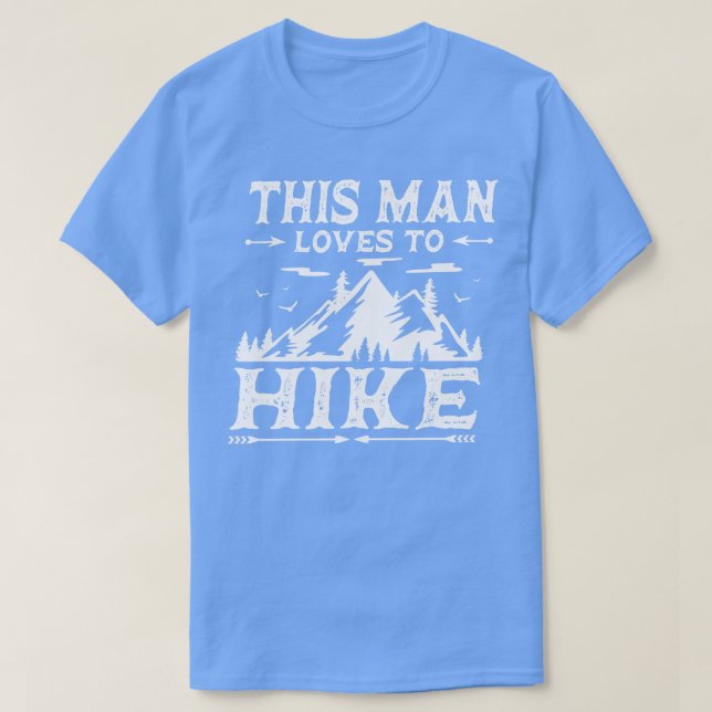 Hiking Adventure Gift Hiker Camper Mountains 1 T-Shirt (Design Front)