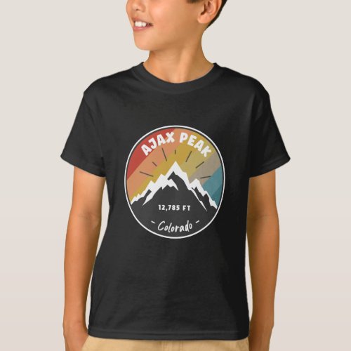 Hiking Ajax Peak Colorado T_Shirt