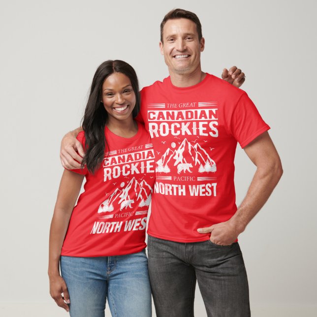Hiking and camping Canadian Rockies - Canada Rocky T-Shirt (Unisex)