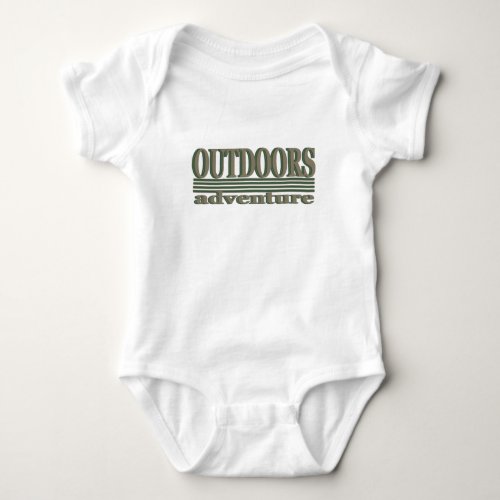 hiking and climbing lover baby bodysuit