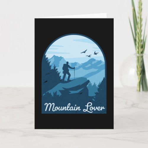 Hiking and Mountain Lover Gift Hiker Dad Card