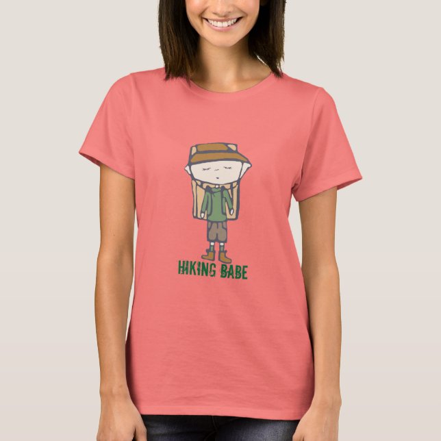 HIking babe t-shirt (Front)