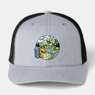 Hiking Backpack Camping Nature Photographer Hat