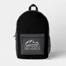 Hiking Backpack Modern Mountain Style