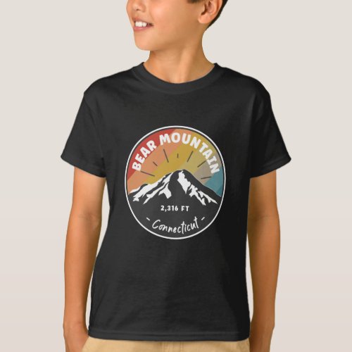 Hiking Bear Mountain Connecticut T_Shirt