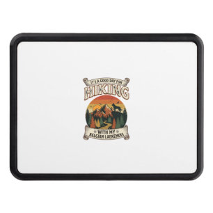 Hiking Belgian Laekenois Dog Mountain Sunset Fores Hitch Cover