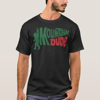 Hiking Bigfoot Mountain Dude Sasquatch T-Shirt