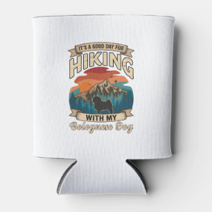 Hiking Bolognese Dog Mountains Sunset Can Cooler