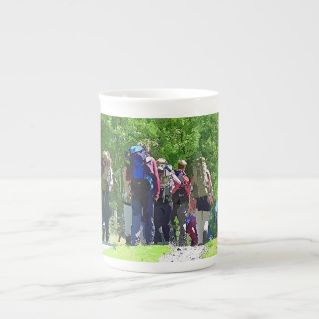 HIKING BONE CHINA MUG (Front)