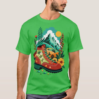 hiking boot Simple T-Shirt