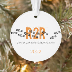 Hiking Boots Grand Canyon R2R Photo Adventure Ornament