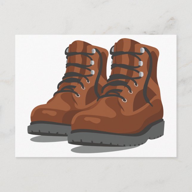 Hiking Boots Postcard (Front)