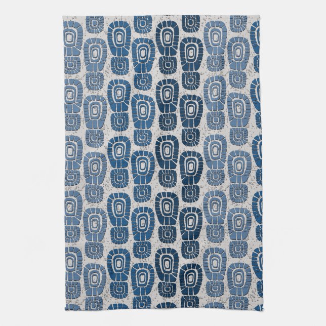 Hiking boots, Tracks on the trail. Get outside! Kitchen Towel (Vertical)